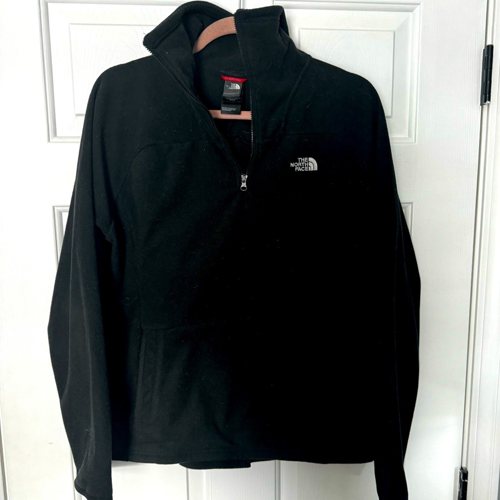 Women’s Large North Face 3/4 zip fleece